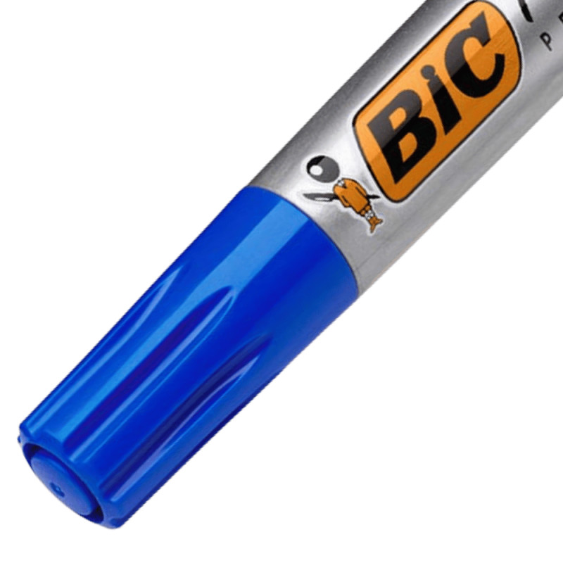 Marker permanent Bic Marking 2000, varf rotund, 1.7 mm, corp gros, albastru 2