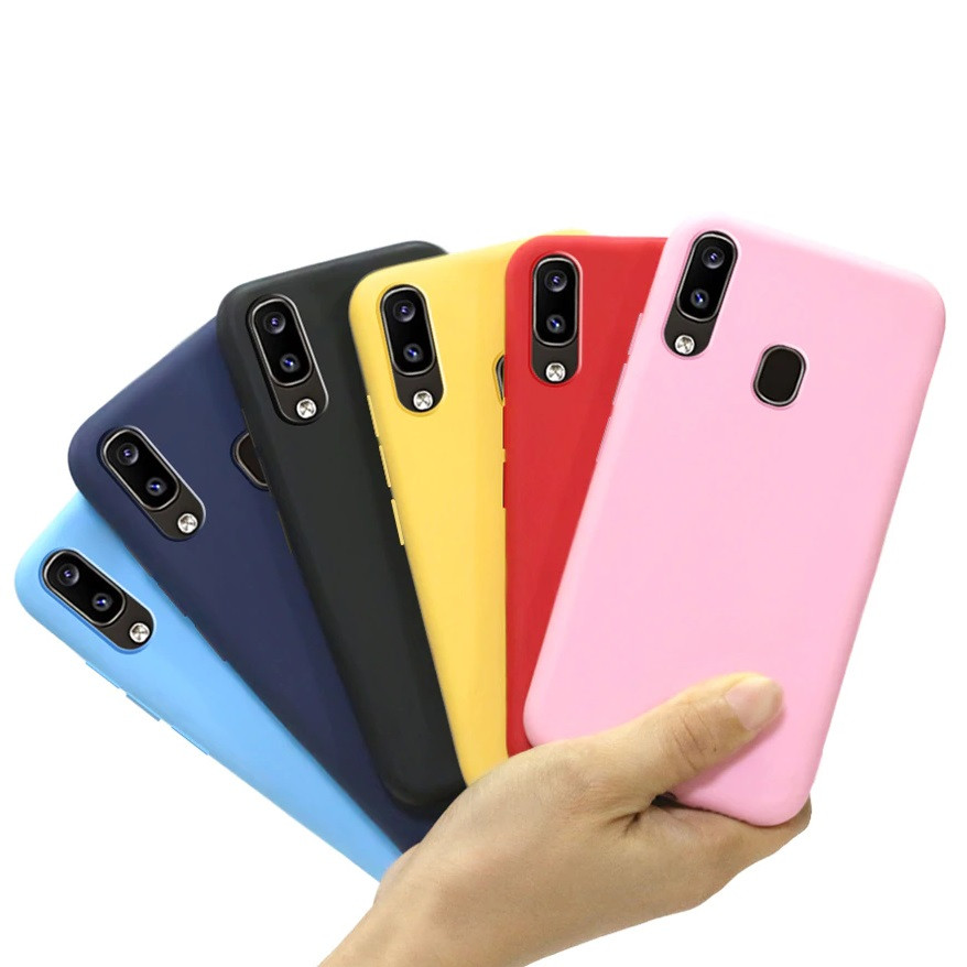 Husa Samsung Galaxy A41, Matt TPU, silicon moale, negru 2