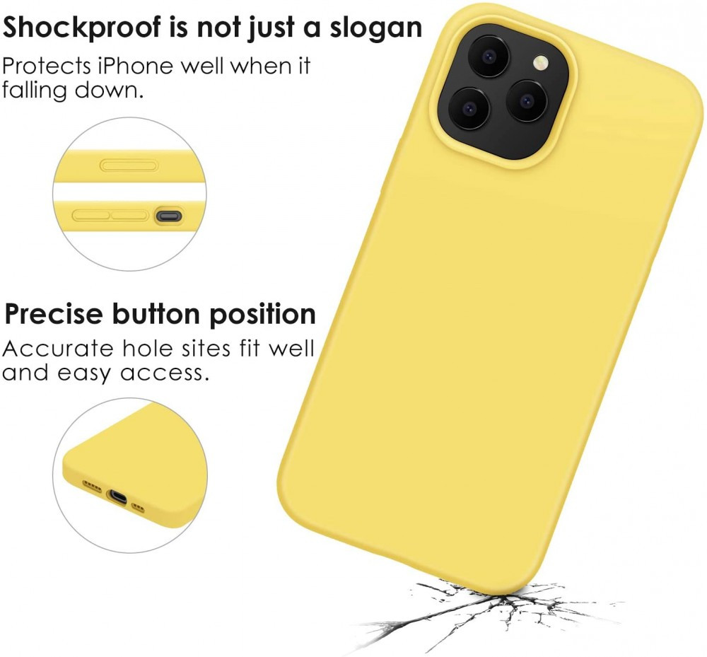 Husa Samsung Galaxy S20 Plus Luxury Silicone, catifea in interior, galben 3
