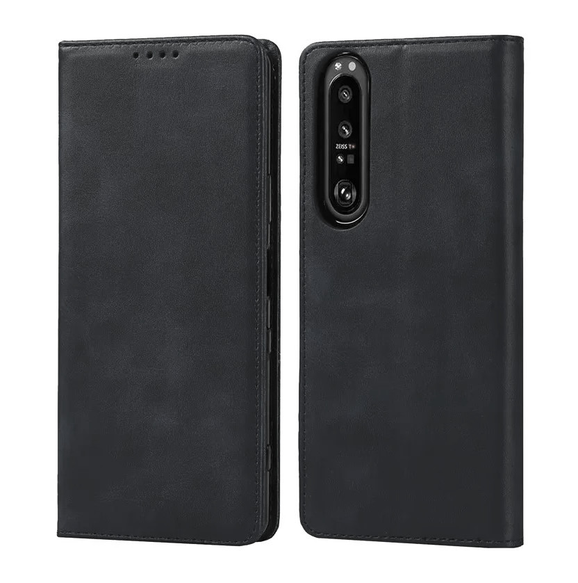 Husa Samsung Galaxy A05s, Elegant Book Case, inchidere magnetica, neagra 2