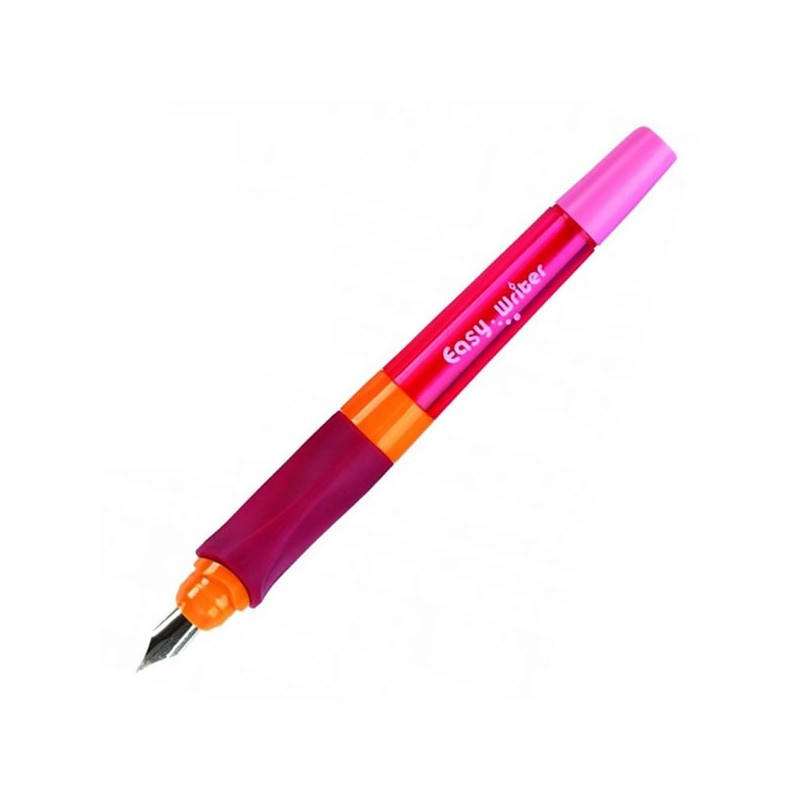 Stilou Keyroad Easy Writer KR971259, penita iridium, alimentare rezerve, grip ergonomic, corp plastic, roz 2
