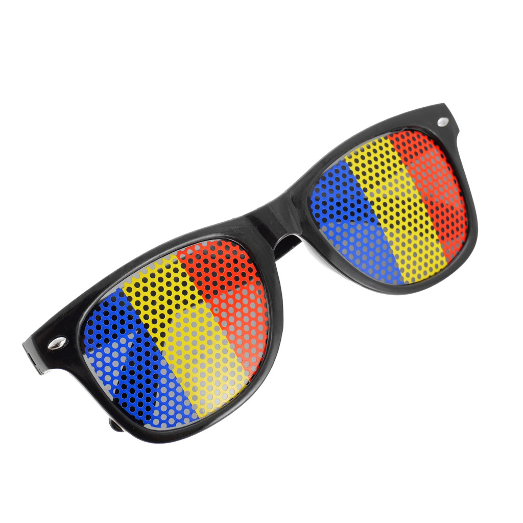 Ochelari de soare cu lentile tricolore ROMANIA 3