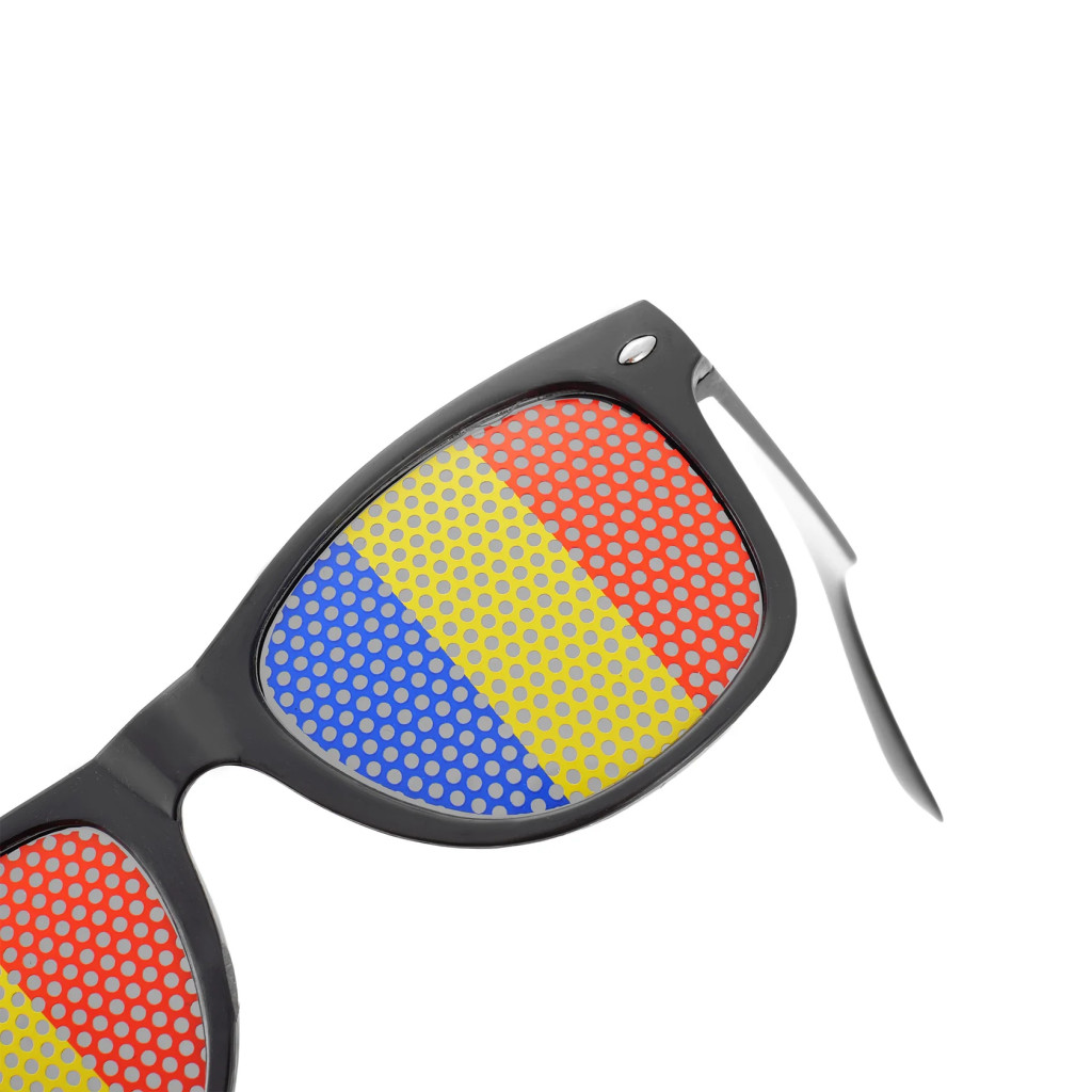 Ochelari de soare cu lentile tricolore ROMANIA 4