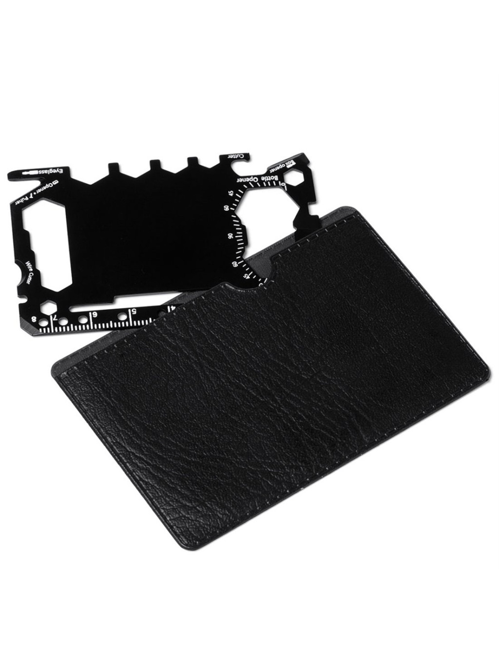 Card multifunctional de supravietuire 23 in 1, husa inclusa, negru 5