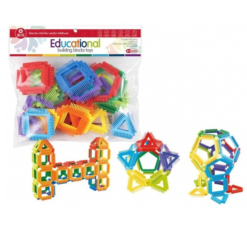 Set de constructie educational, 18 piese, WW3023 2