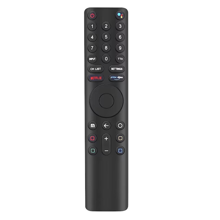 Telecomanda bluetooth Xiaomi Mi TV / Stick / Box XMRM-010, functie vocala, Netflix, Prime Video, neagra