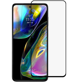 Folie sticla Motorola Moto G82 5G, Full Glue 99H, ESD, premium, margini negre