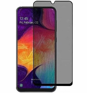 Folie de protectie Samsung Galaxy A31 / A32 4G / A22 4G, Privacy Ceramic, margini negre