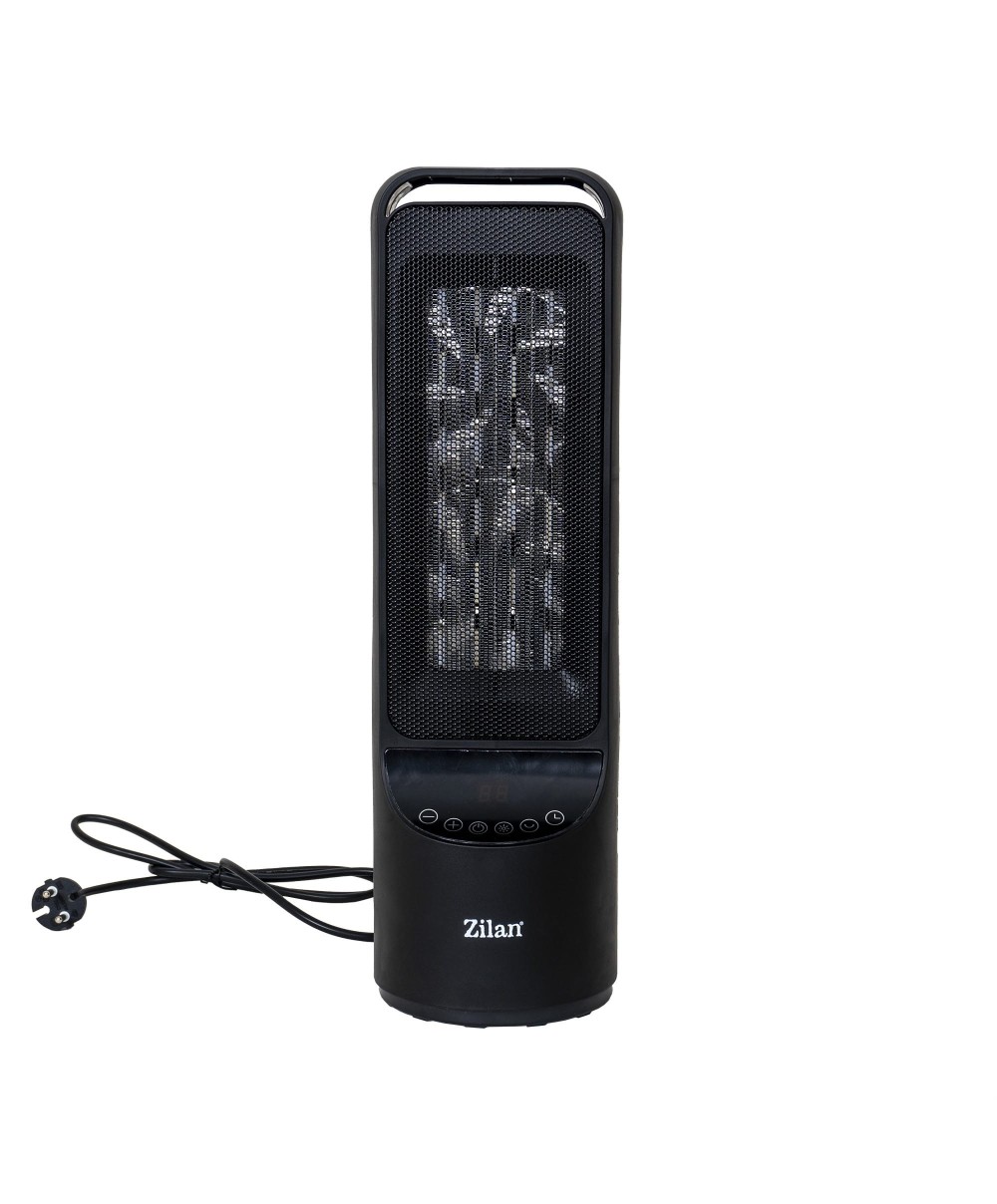 Aeroterma ceramica turn, putere 2000W, timer 12H, 2 trepte de viteza, cu telecomanda / ZLN 2052