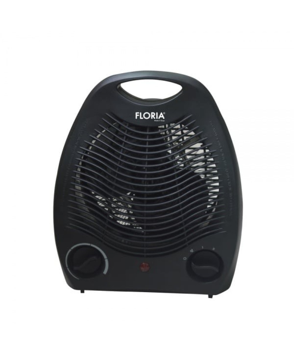 Aeroterma neagra cu 2 trepte de putere 1000W/2000W si indicator luminos / ZLN 6152