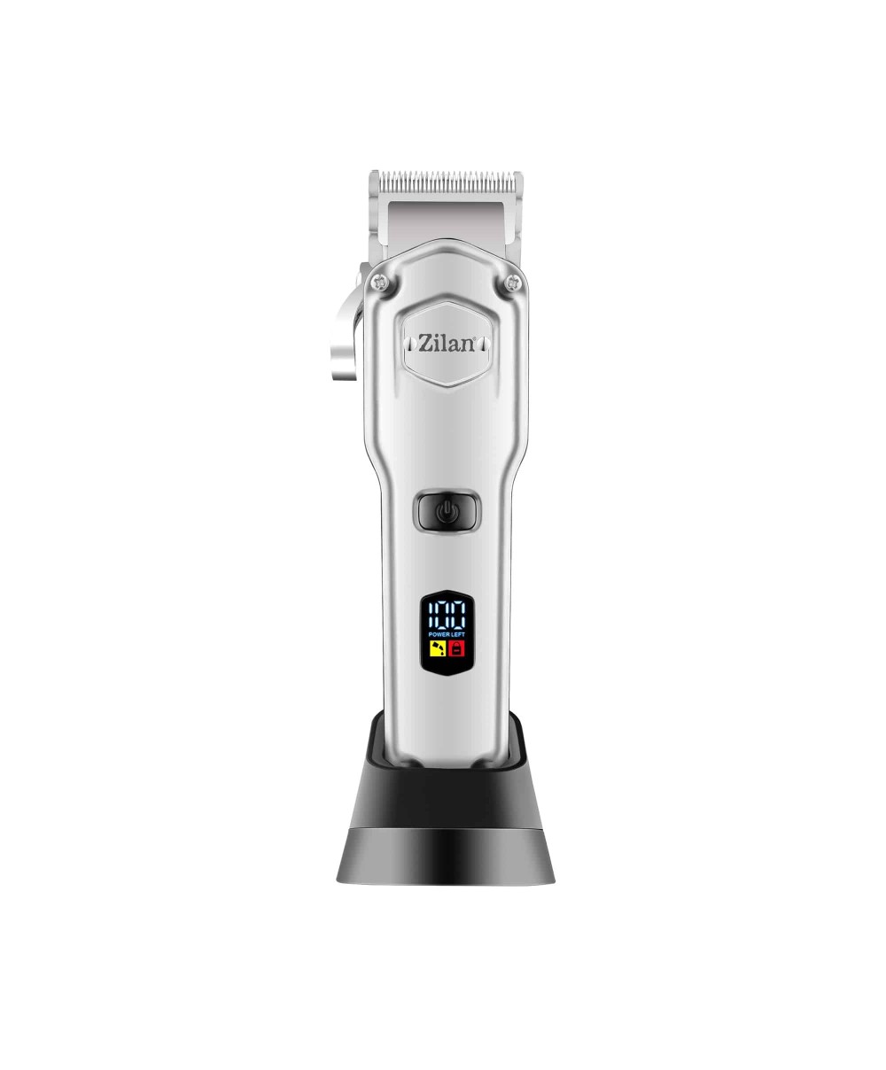 Aparat de tuns electric 11 in 1, pentru barbati reincarcabil IPX7, LED, gri / ZLN 8689