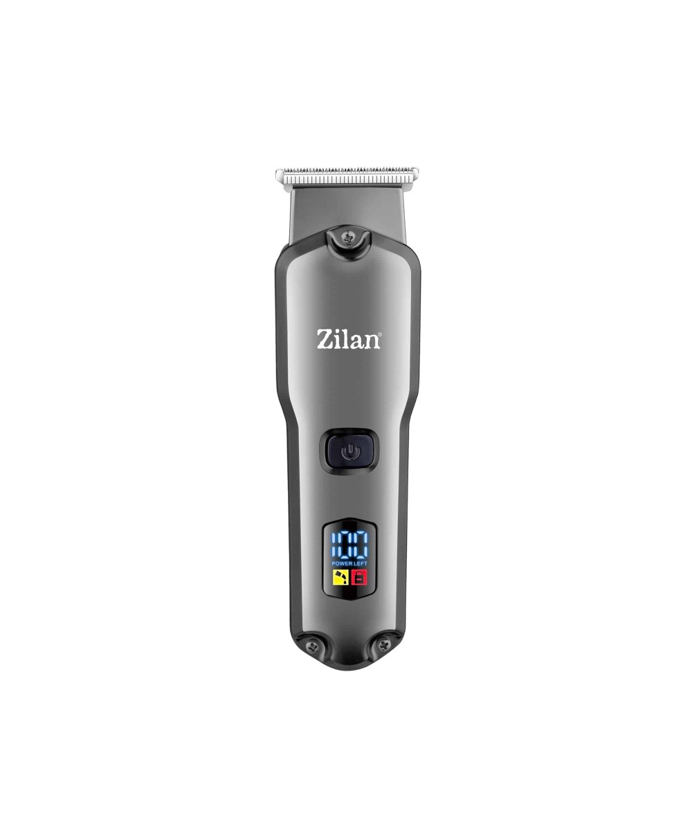 Aparat de tuns electric 5 in 1, pentru barbati reincarcabil IPX7, LED, gri / ZLN 8634