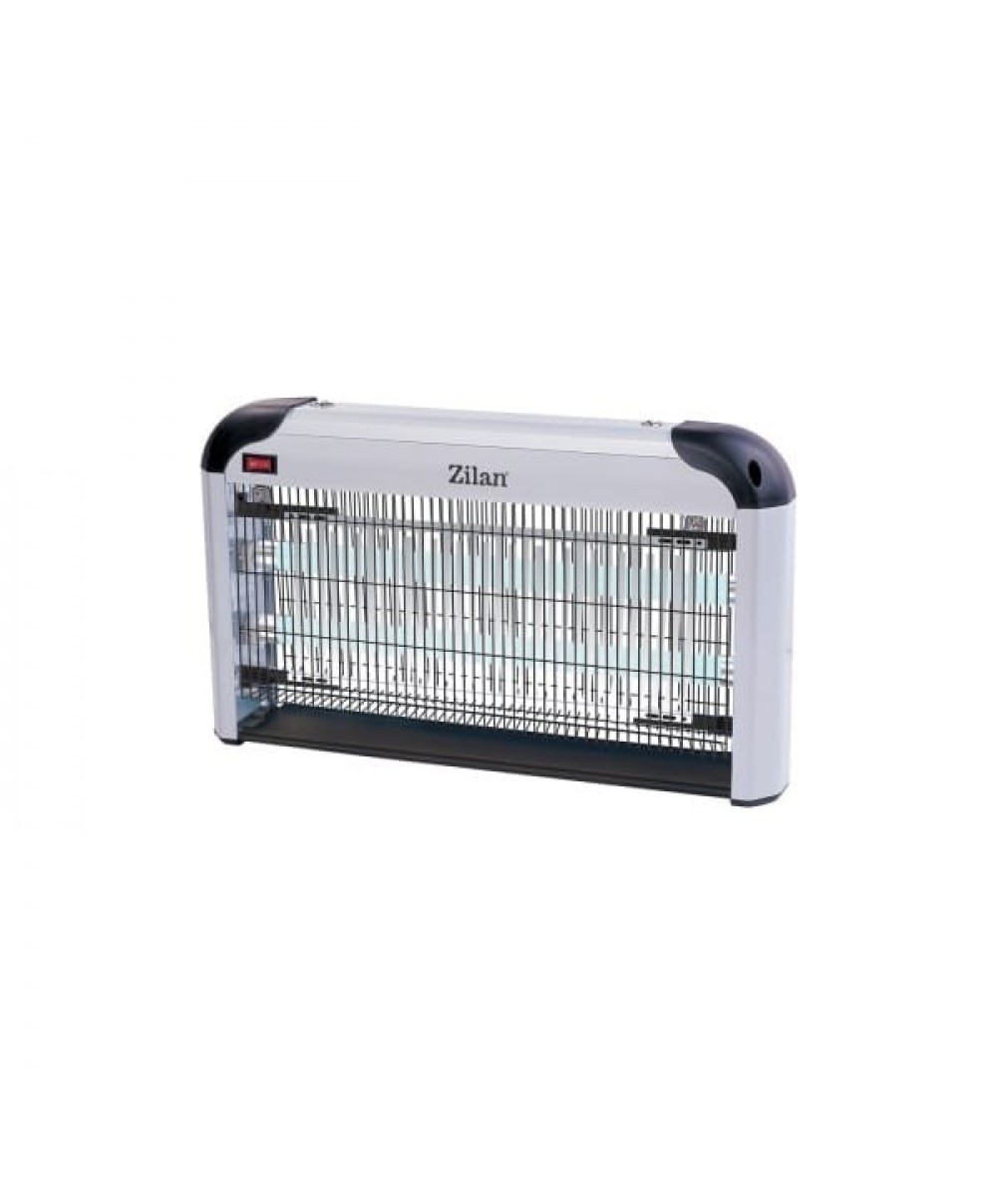 Aparat electric anti-insecte gri, doua lampi cu UV, buton de pornire si oprire / ZLN 7071