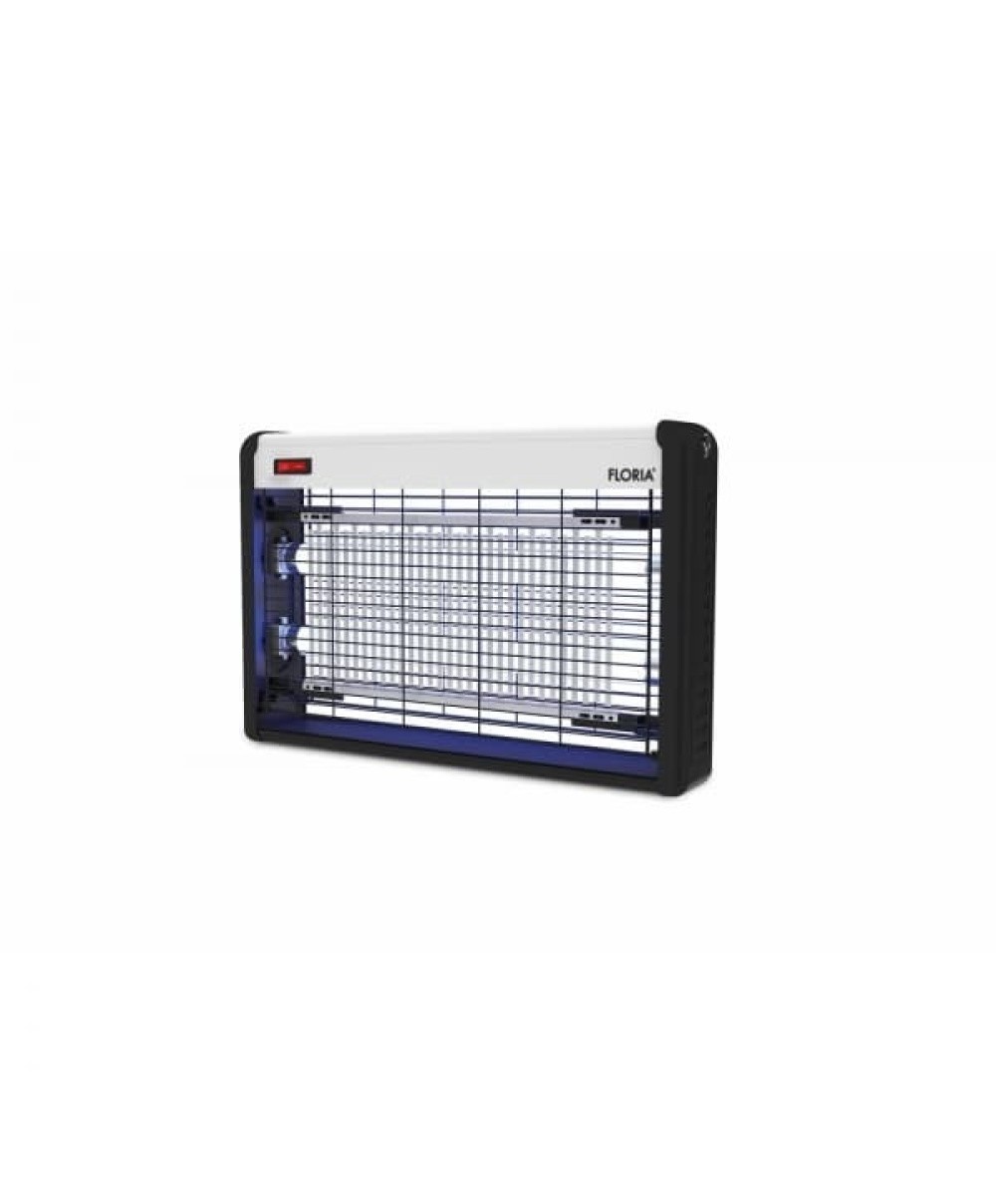 Aparat electric anti-insecte negru, doua lampi cu UV, buton de pornire si oprire / ZLN 7064