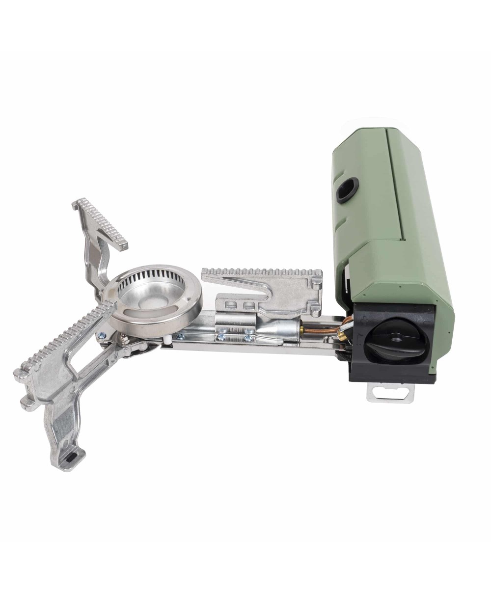 Aragaz camping pliabil, compatibil butelie spray, geanta de depozitare, verde Z-TOOLS / ZTS9081