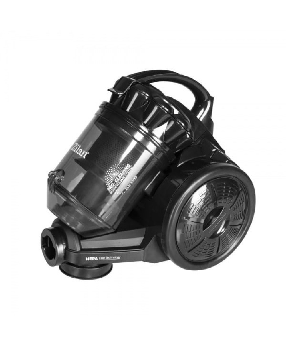 Aspirator fara sac, putere 700W, filtru HEPA13, control flux de aer pe maner, negru ZILAN / ZLN 3300