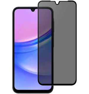 Folie de sticla Samsung Galaxy A07, Full Glue Privacy, margini negre