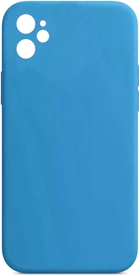 Husa Apple iPhone 11 Pro Luxury Silicone, catifea in interior, protectie camere, albastru