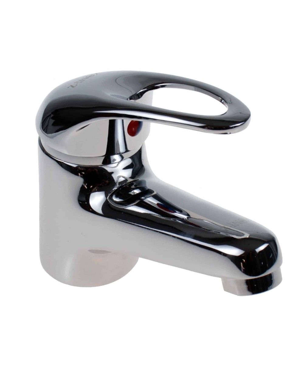 Baterie lavoar baie, inox, Zilan, monocomanda cu ventil, cartus ceramic 40 mm / ZLN 7727