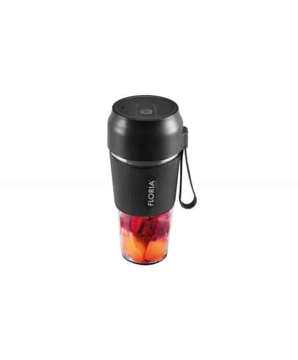 Blender Portabil pentru suc, putere 50W, capacitate 300ml, negru FLORIA / ZLN1719