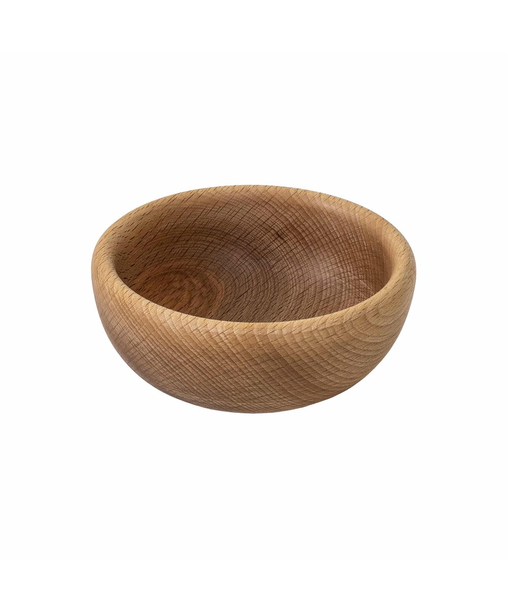Bol rotund din lemn, diametru 14 cm / EXT 6097