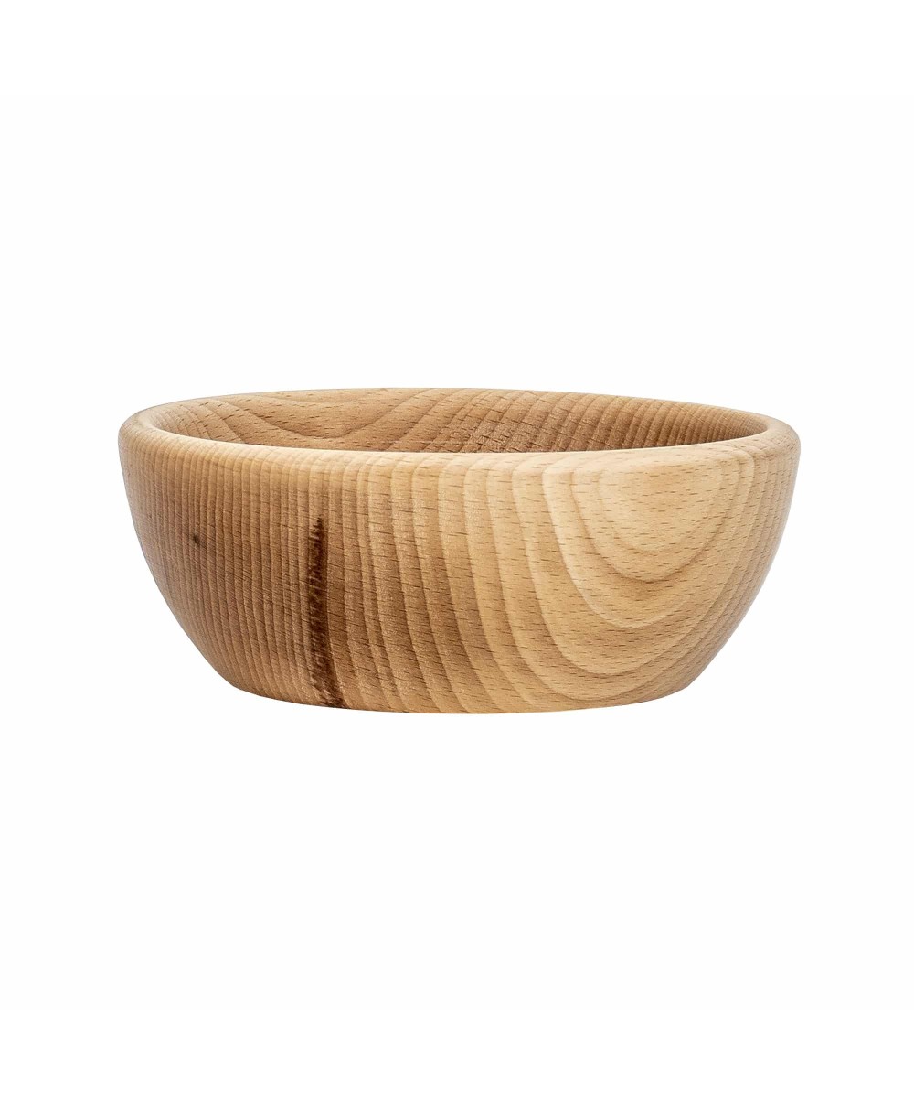 Bol rotund din lemn, diametru 16 cm / EXT 7116