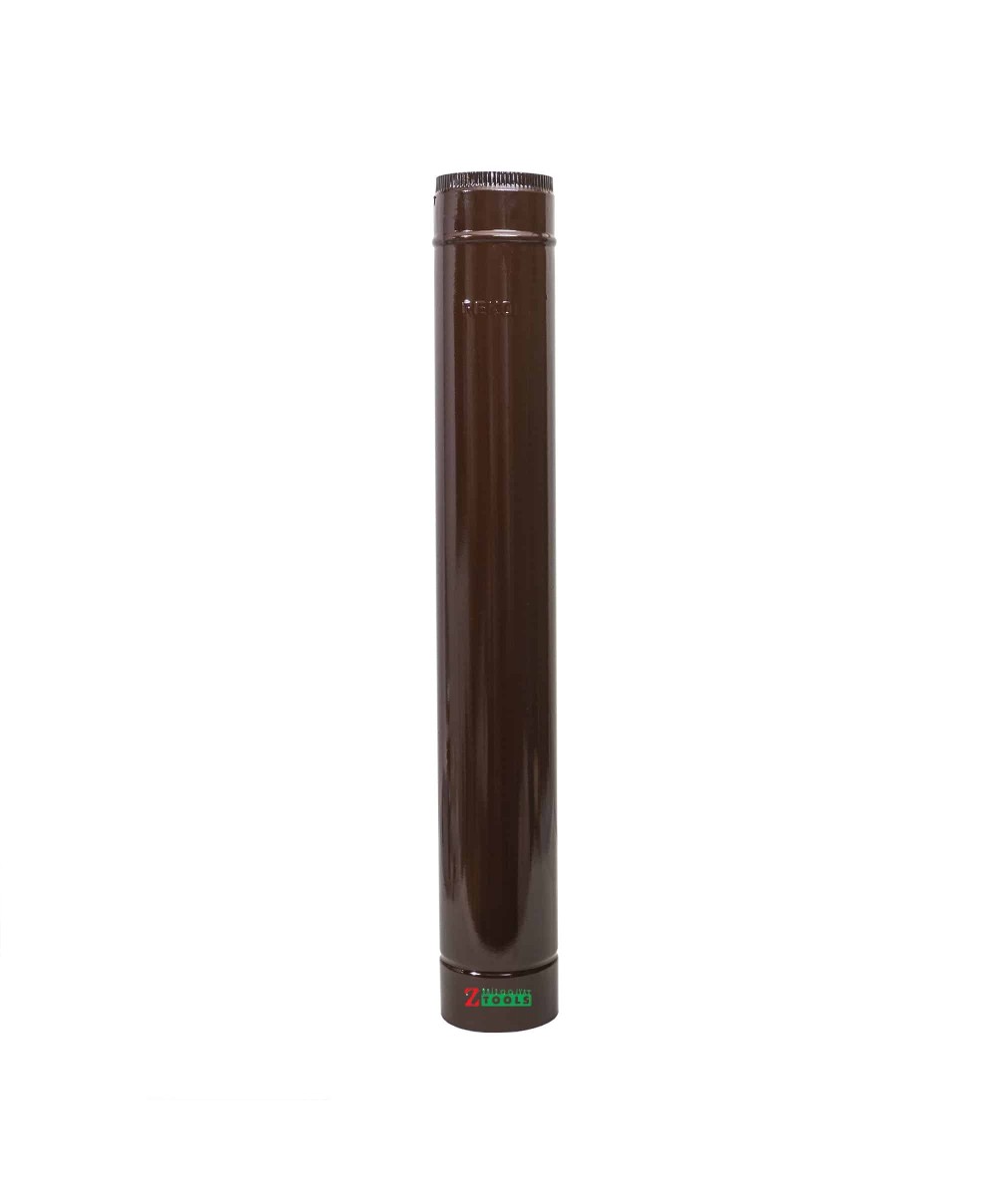Burlan emailat pentru evacuare fum, 90cm x 130mm / ZLN 0399