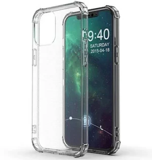 Husa Apple iPhone 15 Pro, TPU transparent, intarituri in colturi, grosime 1,5 mm