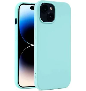 Husa Apple iPhone 7 / iPhone 8 / iPhone SE2, Luxury Silicone, catifea in interior, protectie camere, turcoaz
