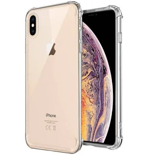 Husa Apple iPhone XS Max TPU transparent, intarituri in colturi, grosime 1,5 mm