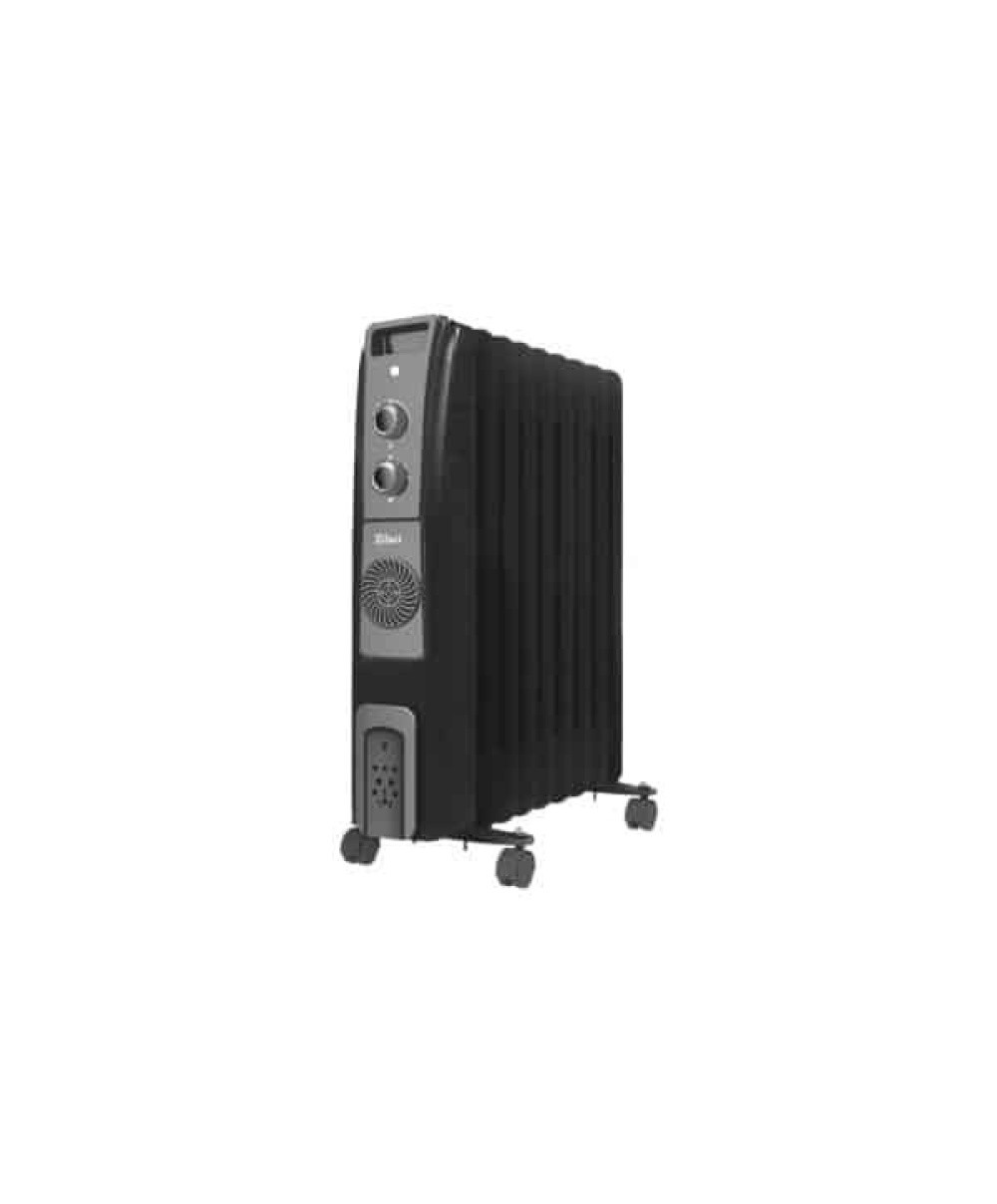 Calorifer electric cu ulei, termostat reglabil, putere 2500W, 11 elementi, negru / ZLN 1963