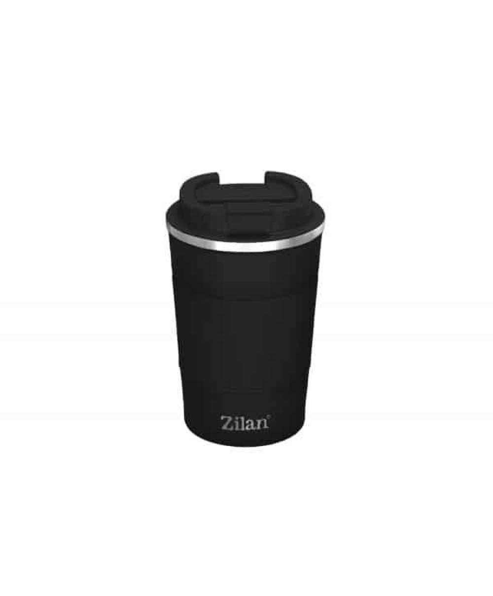 Cana de cafea, termos, interior din inox, capacitate 510ml ZILAN, negru / ZLN 9922