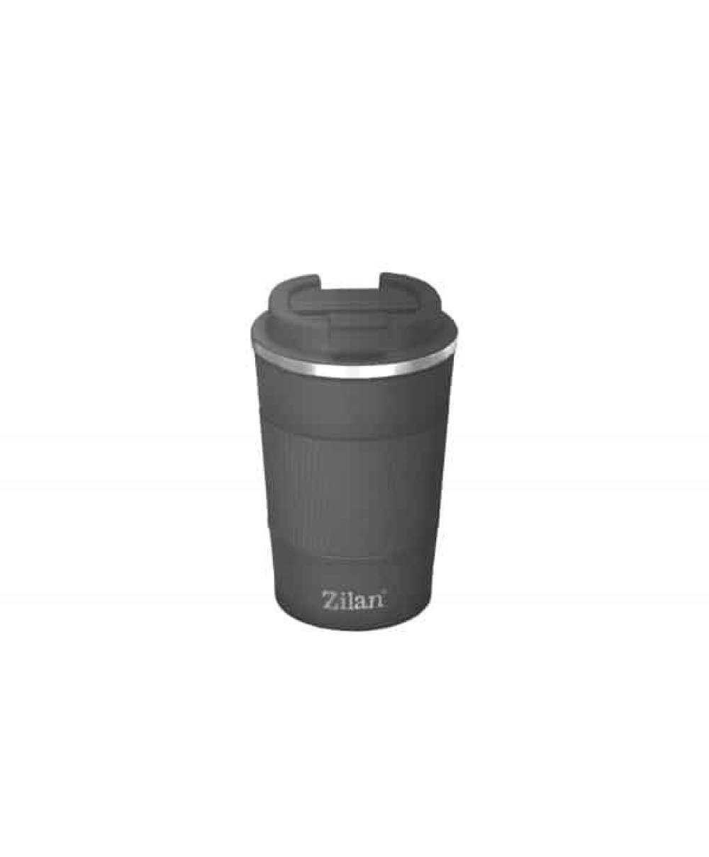 Cana de cafea, termos, interior din inox, capacitate 380ml ZILAN, gri / ZLN 9879