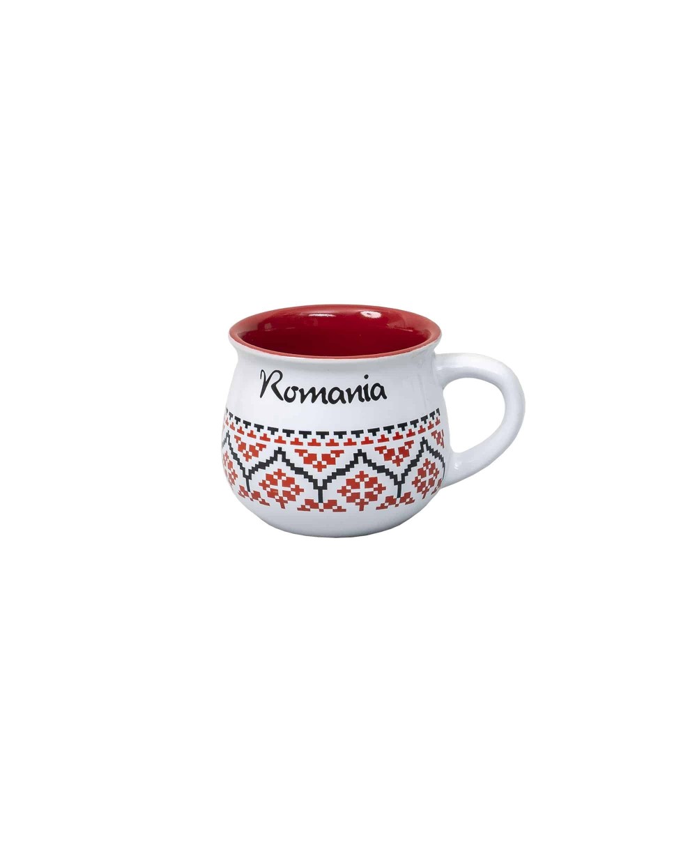 Cana pentru cafea cu inscriptie Romania, 200ml Z-TOOLS / EXT 10784