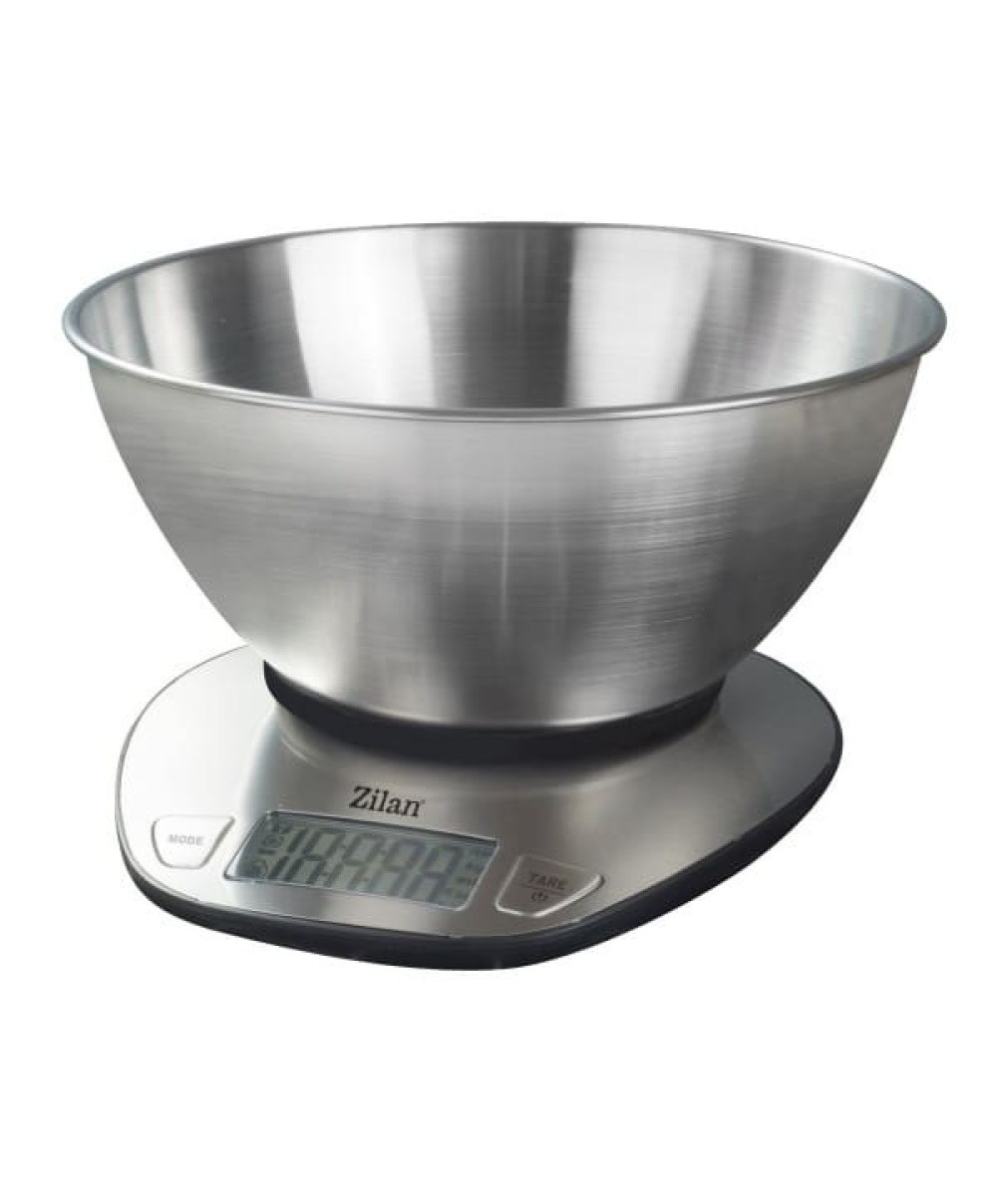 Cantar alimentar digital, ecran LED, indicator de baterie scazuta, inox / ZLN 2960