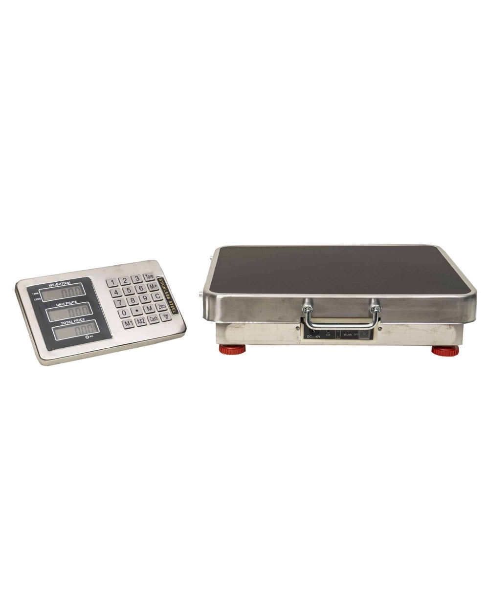 Cantar electronic cu platforma, fara fir, WI-FI, 32x42cm, maxim 200kg, inox Z-TOOLS / ZTS 8785