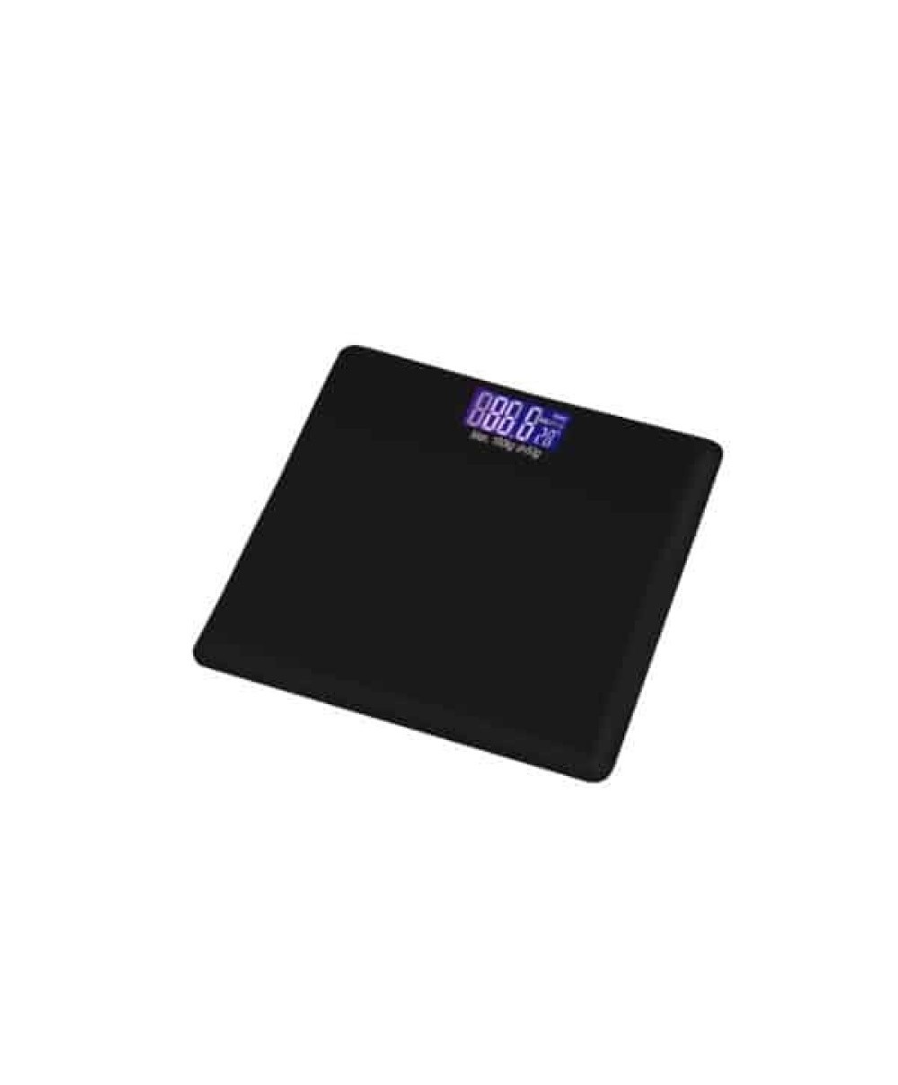 Cantar electronic de persoane, maxim 180kg, din sticla securizata, negru FLORIA / ZLN 1971
