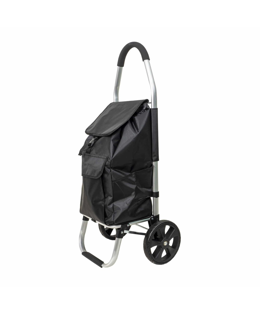 Carucior pentru cumparaturi, cadru metalic, maxim 25kg, negru Z-TOOLS / ZTS 9093
