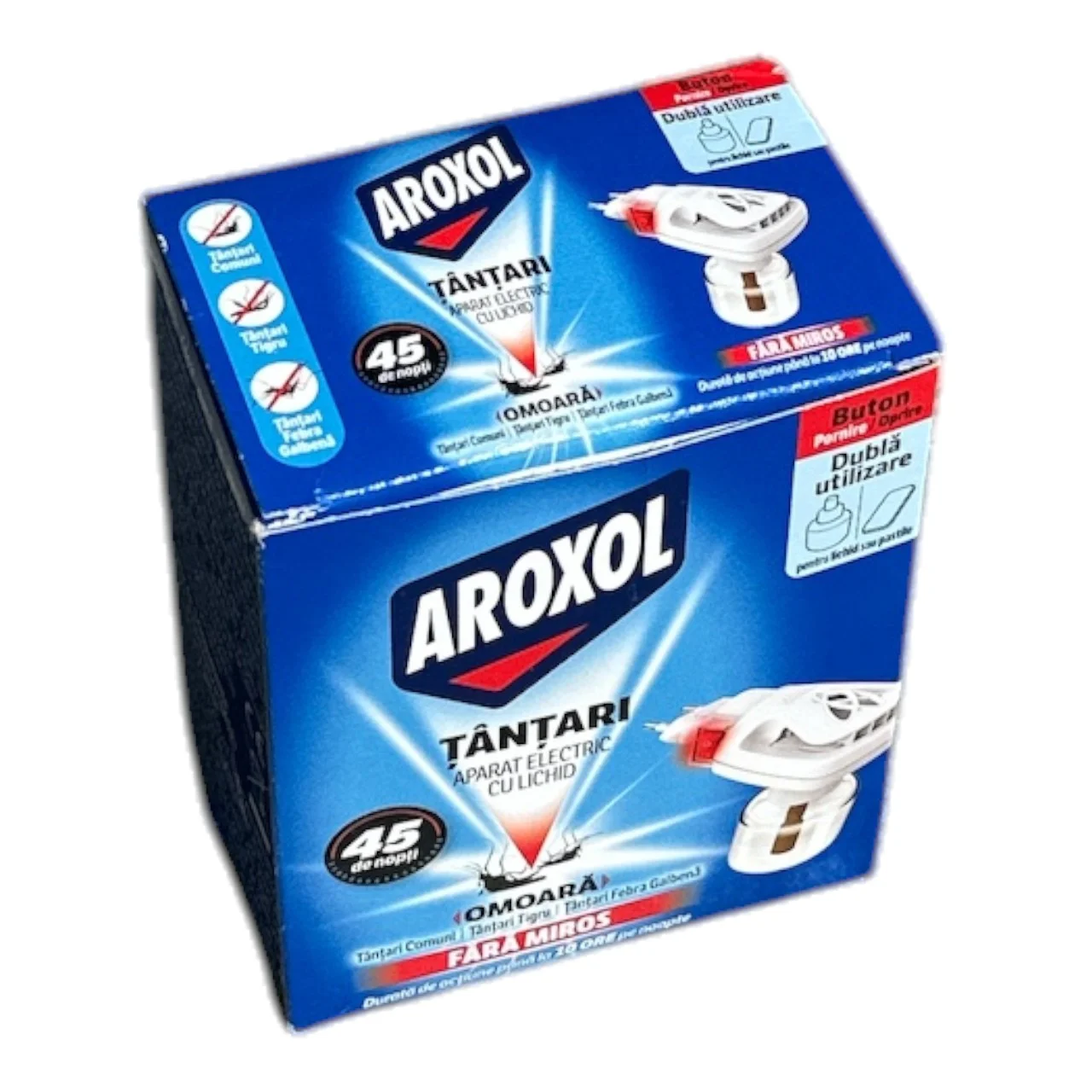 Aparat electric AROXOL + rezerva lichida 35 ml/45 nopti