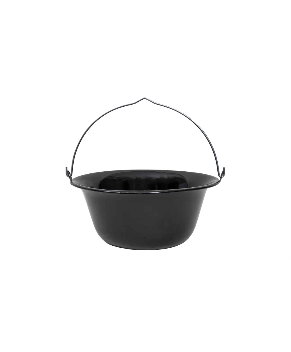 Ceaun smaltuit, 14L, negru / EXT 7226_1