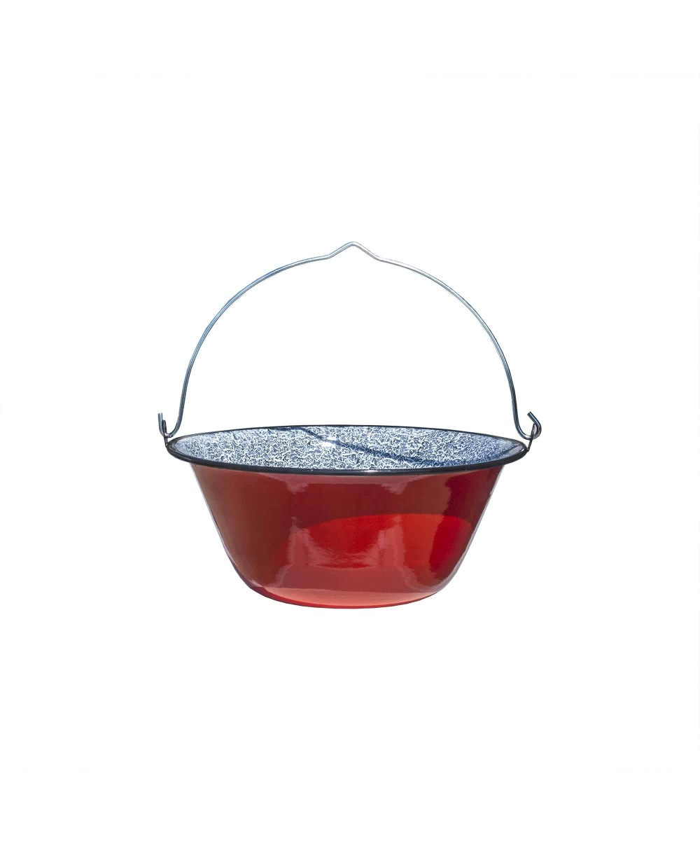 Ceaun smaltuit, 14L, rosu / EXT 7226