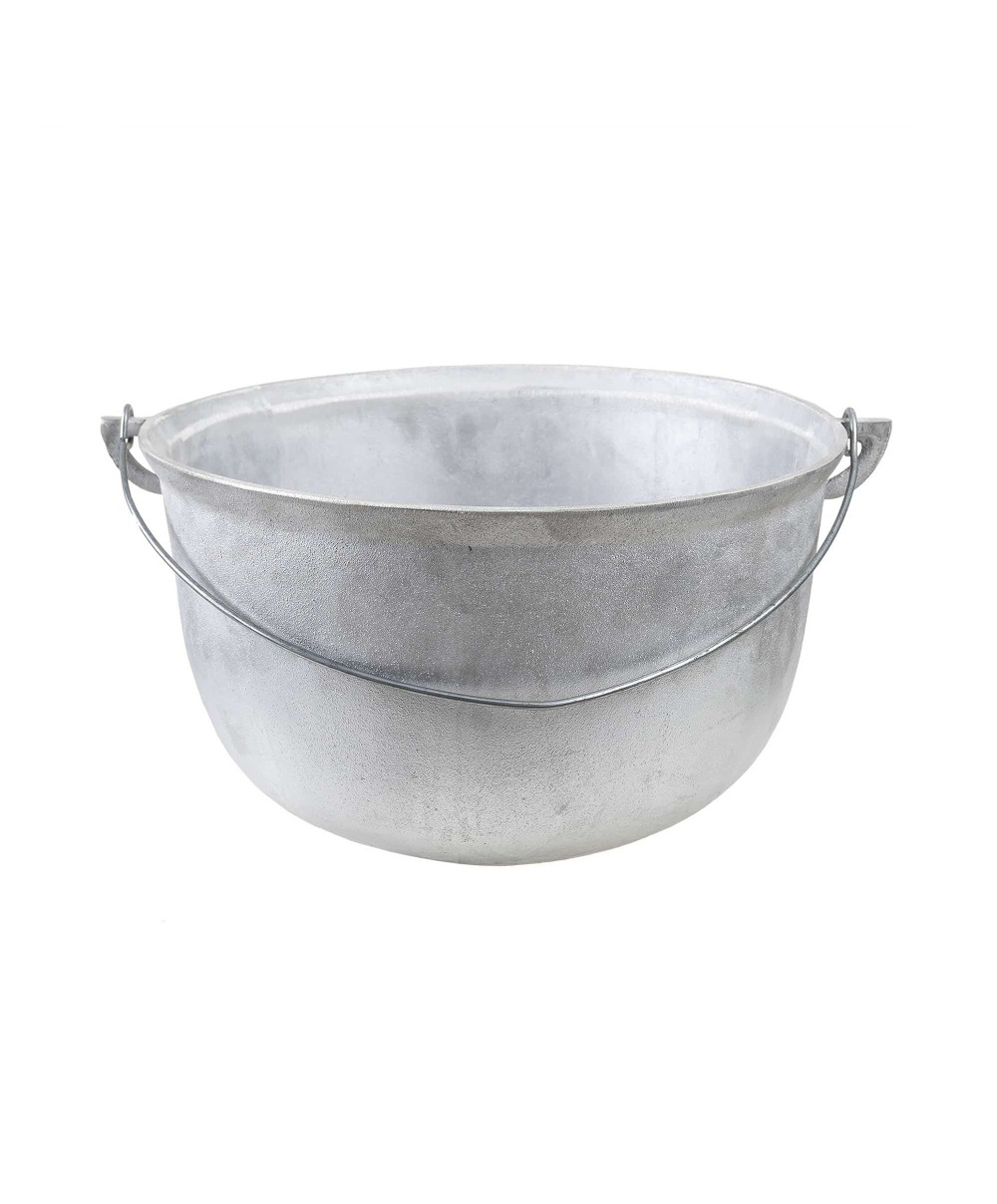 Ceaun tuci aluminiu alimentar, capacitate 40L, fund rotund / EXT 8054
