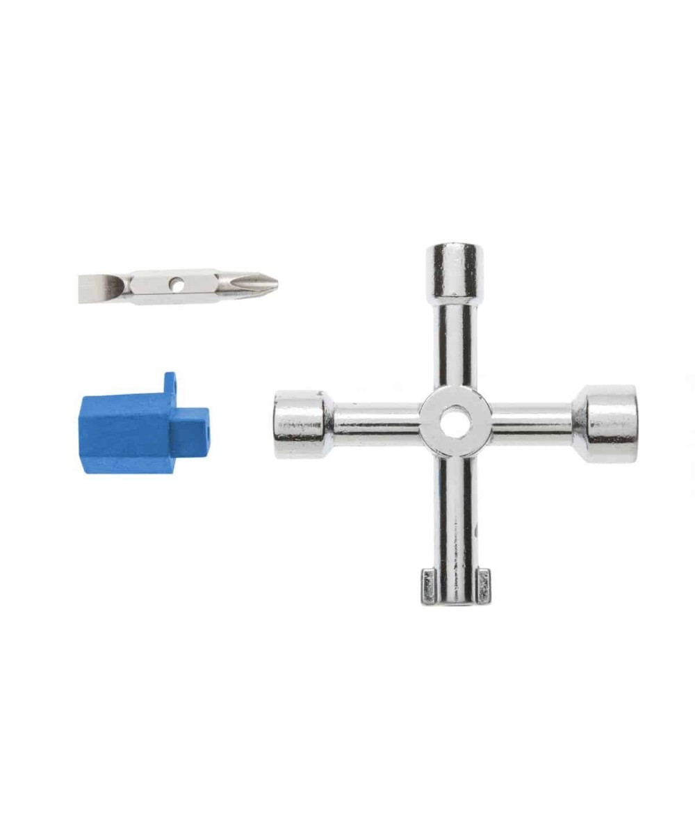 Cheie universala pentru tablouri electrice, cu 6 capete, 76mm HOGERT / HT1W760