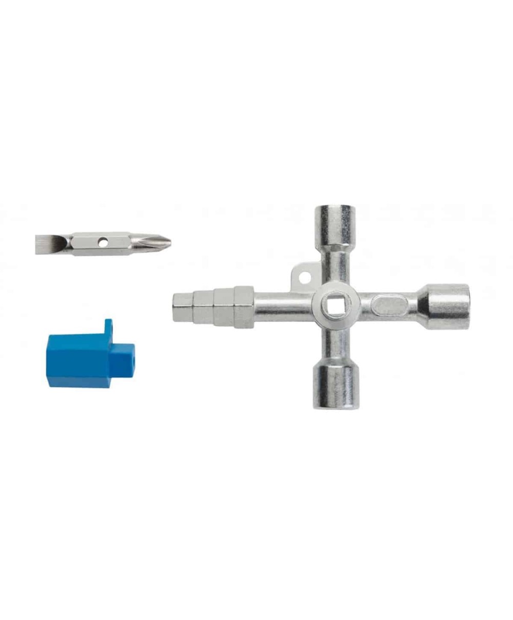 Cheie universala pentru tablouri electrice, cu 9 capete, 85mm HOGERT / HT1W761