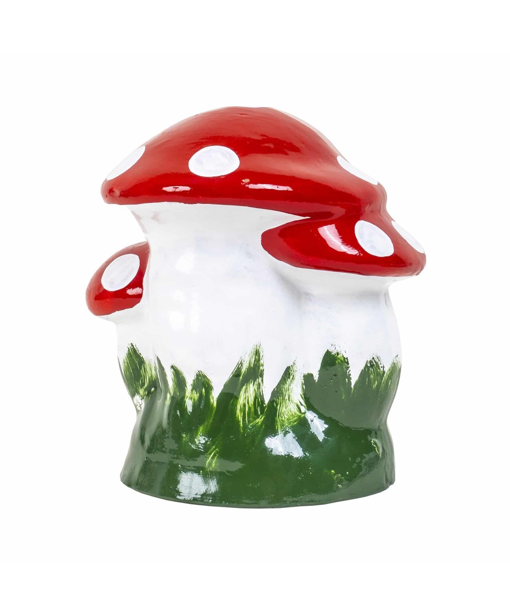 Ciuperca decorativa pentru gradina, din ceramica, inaltime 26cm, latime 23cm / EXT 10220