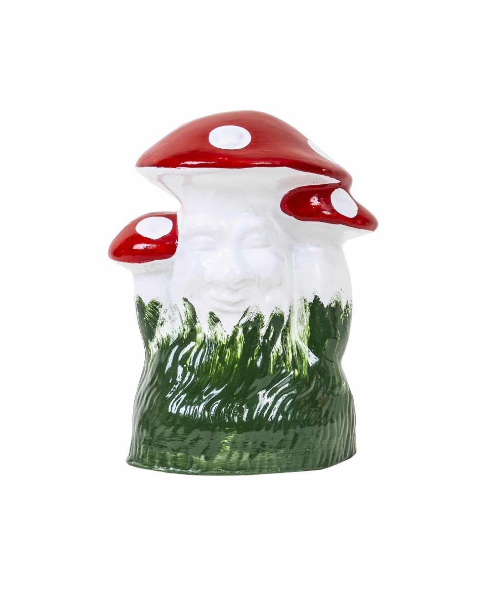 Ciuperca decorativa pentru gradina, din ceramica, inaltime 27cm, latime 25cm / EXT 6075
