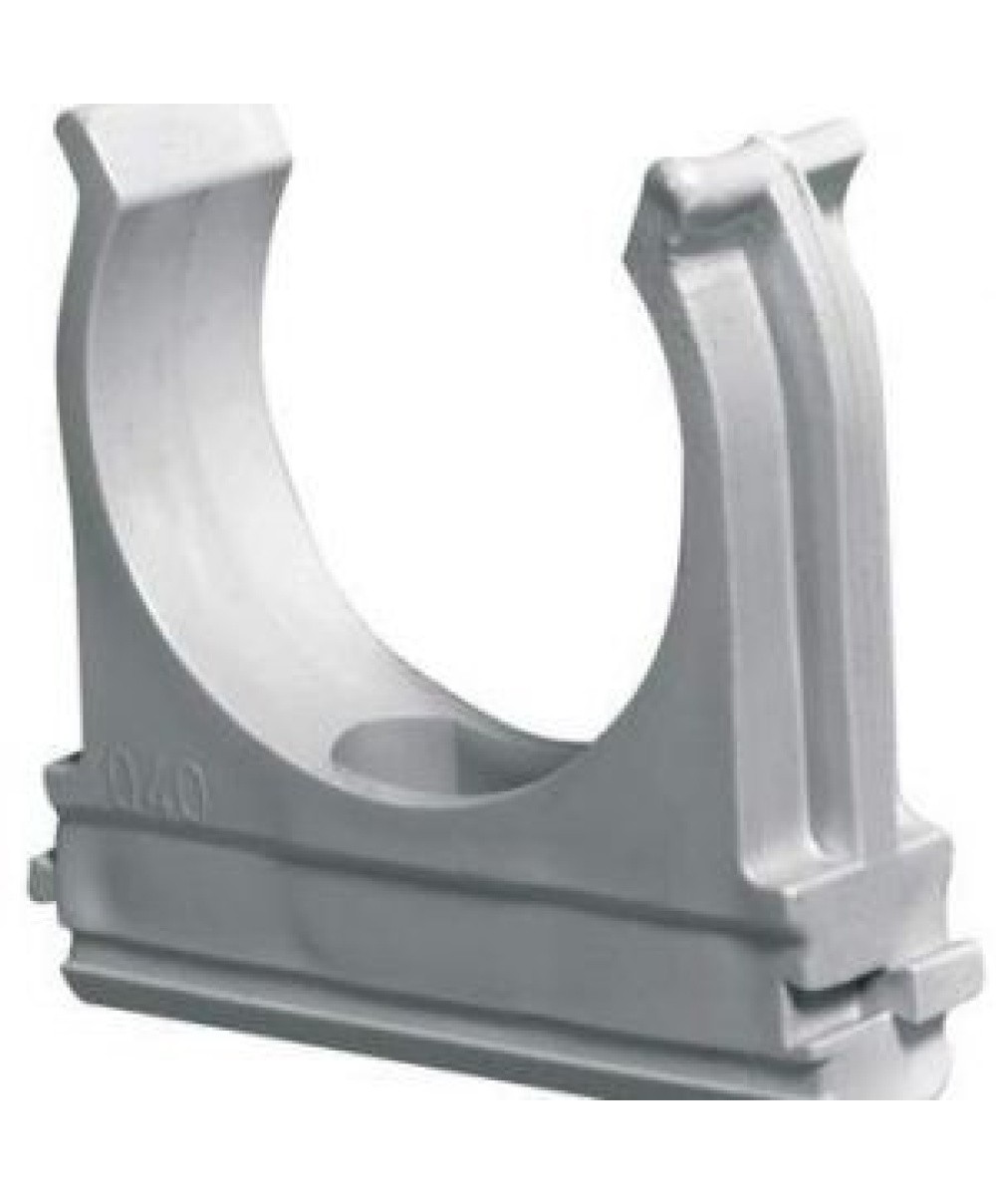 Cleme fixare teava, 16 mm, gri / D-CL-16-PROFI