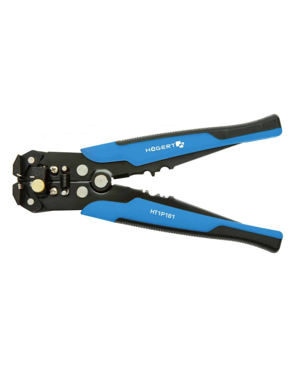 Cleste dezizolator automat, 0.2-6.0mm², lungime 205mm HOGERT / HT1P181