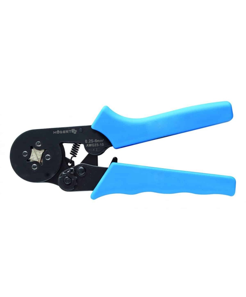 Cleste sertizare cu auto-reglare pentru pini de capat, 0.25-6mm HOGERT / HT1P190