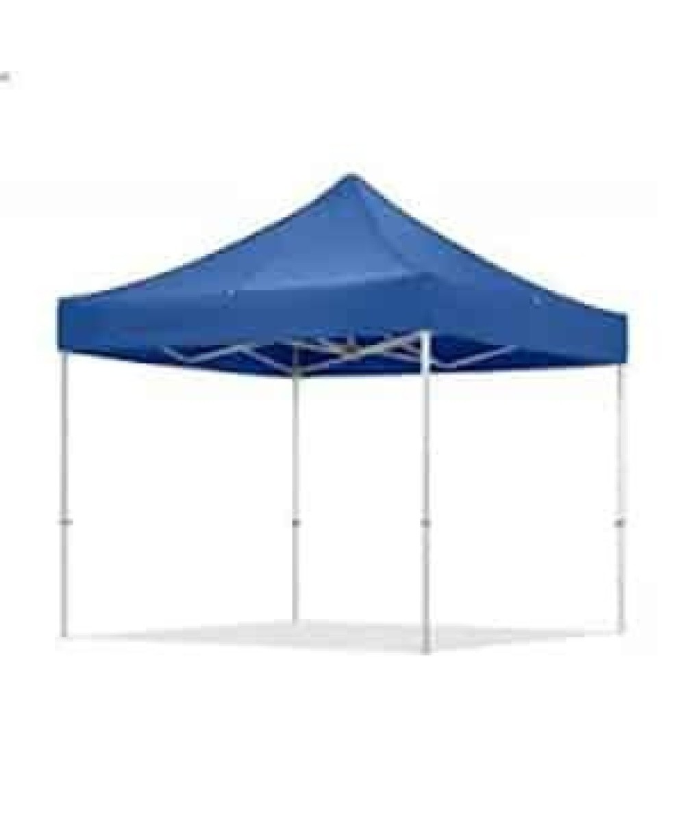 Cort tip pavilion metalic pentru gradina, cadru alb, impermeabil 3×3 metri, albastru Z-TOOLS / ZTS8470